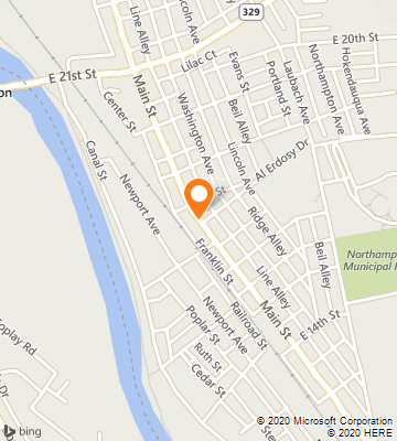 Map of Northampton, PA