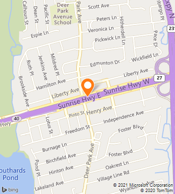 Map of North Babylon, NY