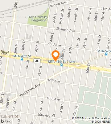 Map of Sunnyside, NY