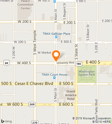 Map of Salt Lake City, UT