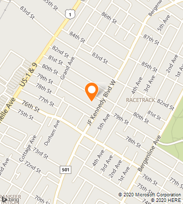 Map of North Bergen, NJ