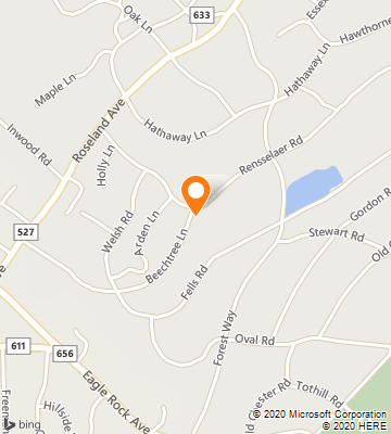 Map of Essex Fells, NJ