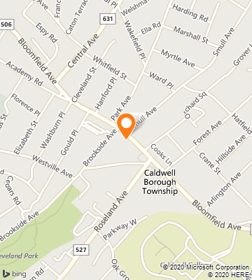 Map of Caldwell, NJ