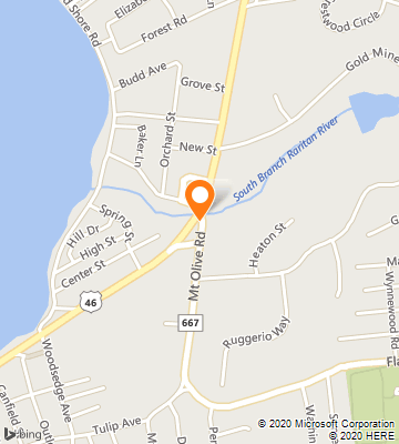 Map of Budd Lake, NJ