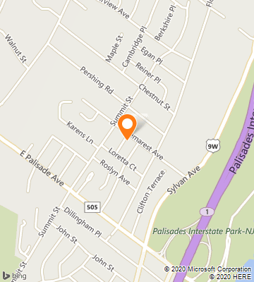 Map of Englewood Cliffs, NJ