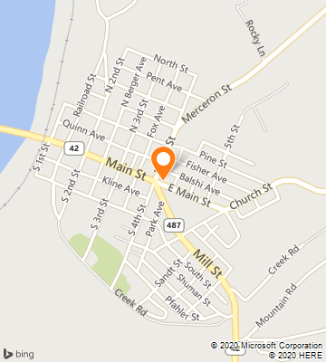 Map of Catawissa, PA