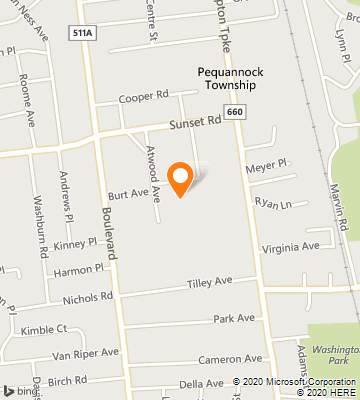 Map of Pequannock Township, NJ