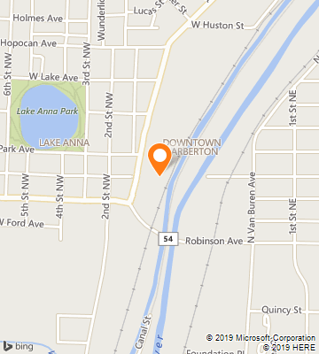 Map of Barberton, OH