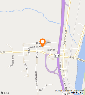 Map of West Milton, PA