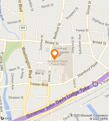 Map of Stamford, CT