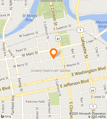 Map of Fort Wayne, IN