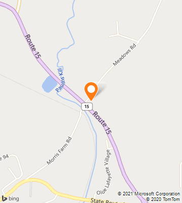 Map of Lafayette Township, NJ