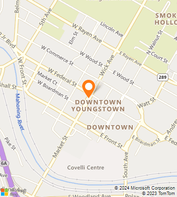 Map of Youngstown, OH