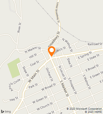 Map of Nanticoke, PA