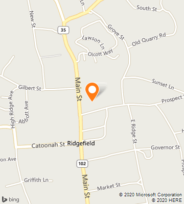 Map of Ridgefield, CT
