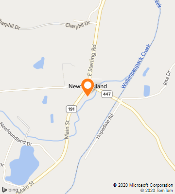 Map of Newfoundland, PA