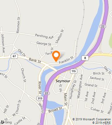 Map of Seymour, CT
