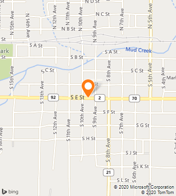 Map of Broken Bow, NE