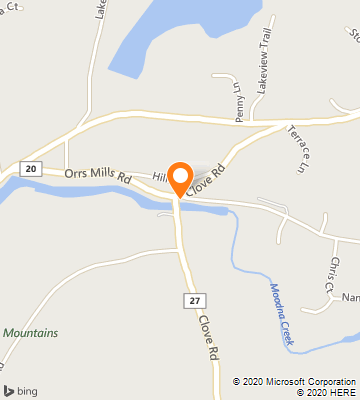 Map of Beaverdam Lake-Salisbury Mills, NY