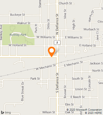 Map of Archbold, OH