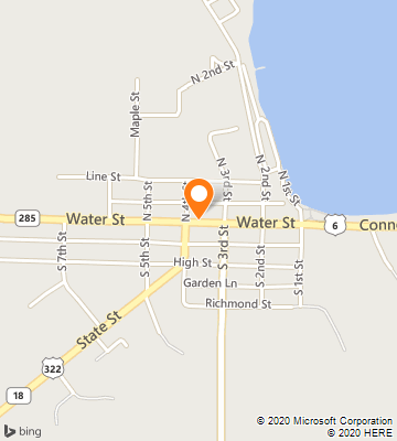 Map of Conneaut Lake, PA