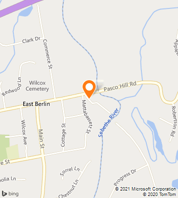 Map of East Berlin, CT