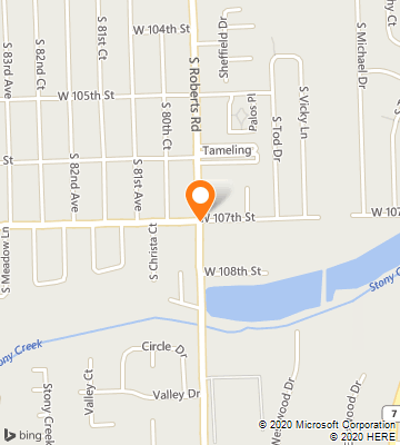 Map of Palos Hills, IL