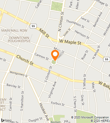 Map of Poughkeepsie, NY