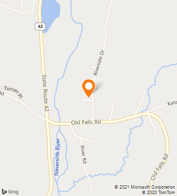 Map of Hurleyville, NY