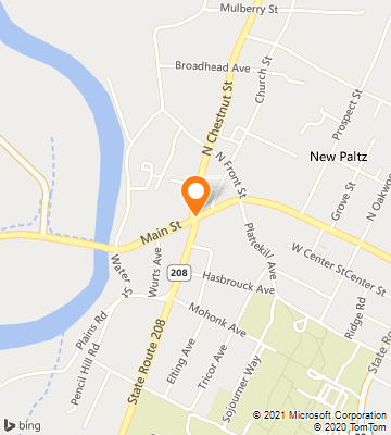 Map of New Paltz, NY