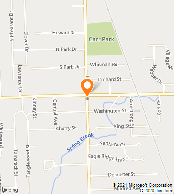 Map of Temperance, MI