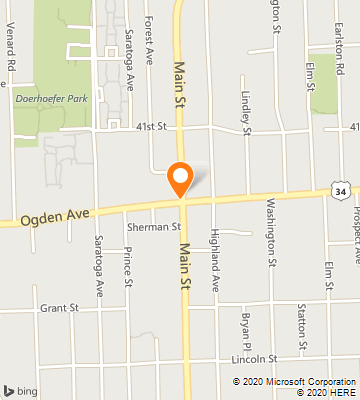 Map of Downers Grove, IL