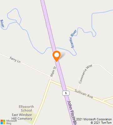 Map of East Windsor Hill, CT