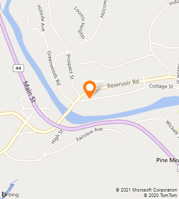 Map of New Hartford, CT