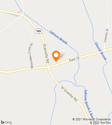 Map of North Granby, CT