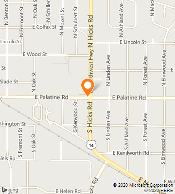 Map of Palatine, IL