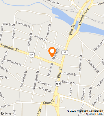 Map of Westfield, MA