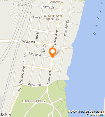 Map of Trenton, MI