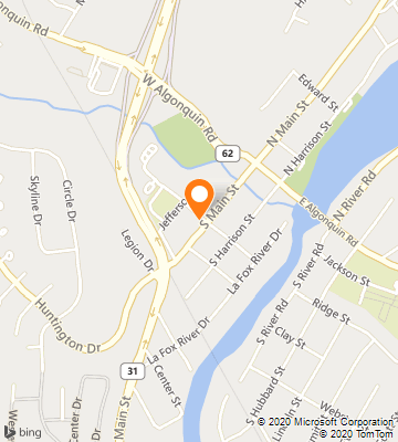 Map of Algonquin, IL