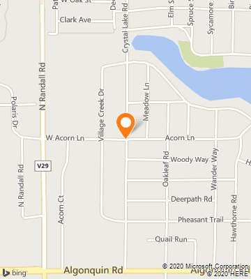 Map of Lake in the Hills, IL