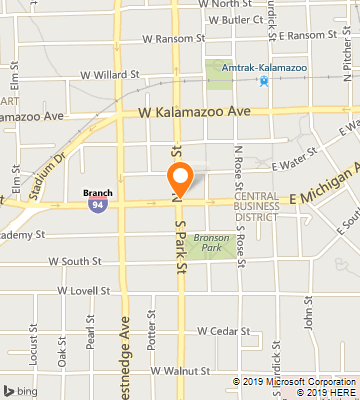 Map of Kalamazoo, MI