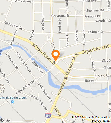 Map of Battle Creek, MI