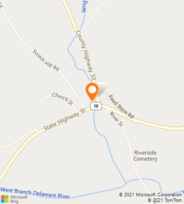 Map of Bloomville, NY