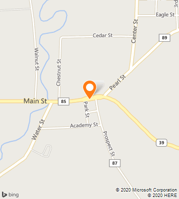 Map of Forestville, NY