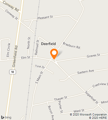 Map of South Deerfield, MA