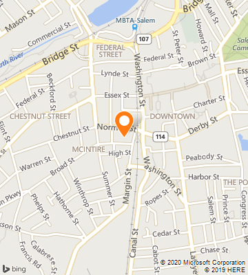 Map of Salem, MA