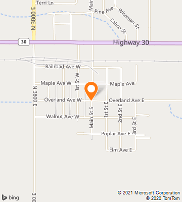 Map of Hansen, ID