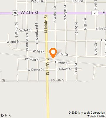 Map of Ainsworth, NE