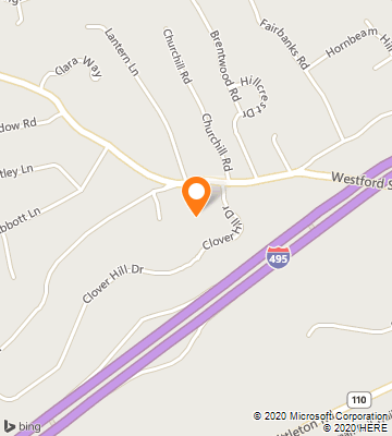 Map of Chelmsford, MA