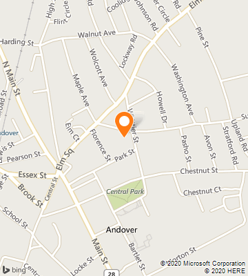Map of Andover, MA